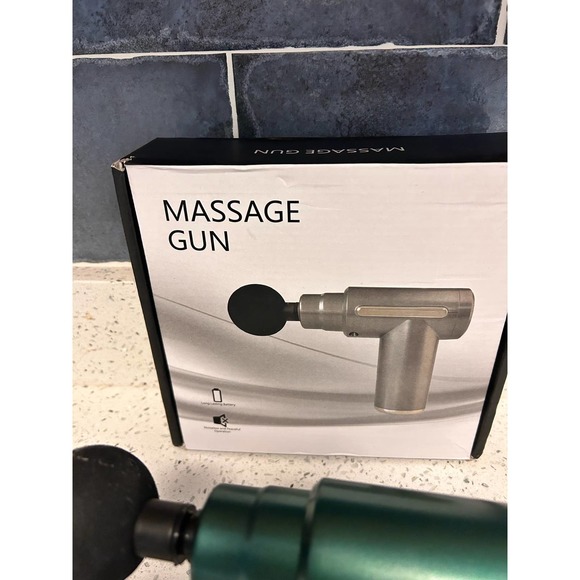 Small massage, gun, small, but mighty works as well as the big bulky handheld - Picture 3 of 11